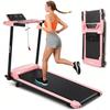 NETTLIFE Adjustable Treadmill from 1 To 14 Km/h with Incline and LED Lighting Suitable for Office and Home Use
