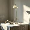 Modern 3D Printed Abstract Curved Vase And Bookend Set Sleek Aesthetic For Home Office Living Room Desktop Decoration
