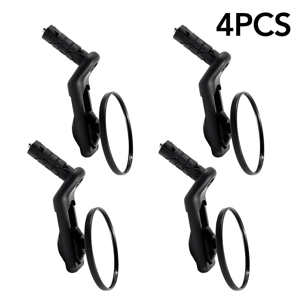 Bicycle Rearview Mirror 360 Degree Rotatable Adjustable Bike Handlebar End Mirror for Cycling Mountain Road Bike Accessories
