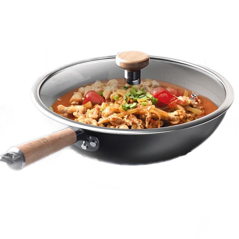 KOBACH 32cm Cast Iron Wok