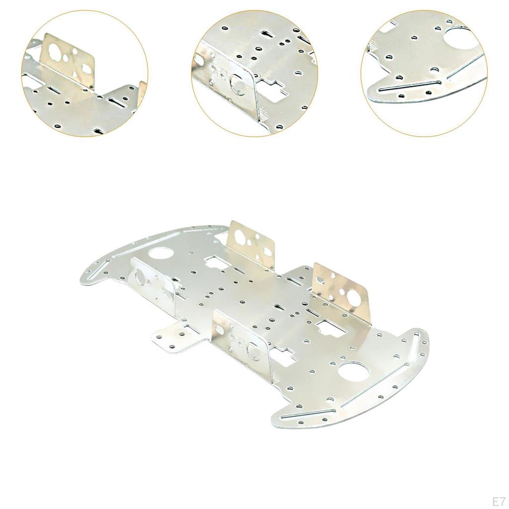 Smart Robot Car Base, Aluminum Alloy Construction for Accessories