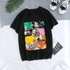 Women's T-Shirt Kaus Grafis Anime Uniseks Tanjirou Kamado Kaus Wanita Kimetsu Kaus Wanito Printed Harajuku T-shirt
