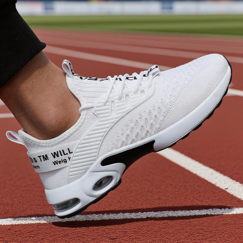 Men Running Sneakers Lightweight Walking Sport Shoes Breathable Wear-resistant Male Shoes Casual Canvas Shoes Breathable Single