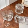 3Pcs Transparent Bowknot Mini Storage Jar Exquisite Necklace Storage Box Sundries Box  Home Decor