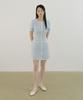 LUCIR ZU Mary Tweed One-Piece (Sky Blue)