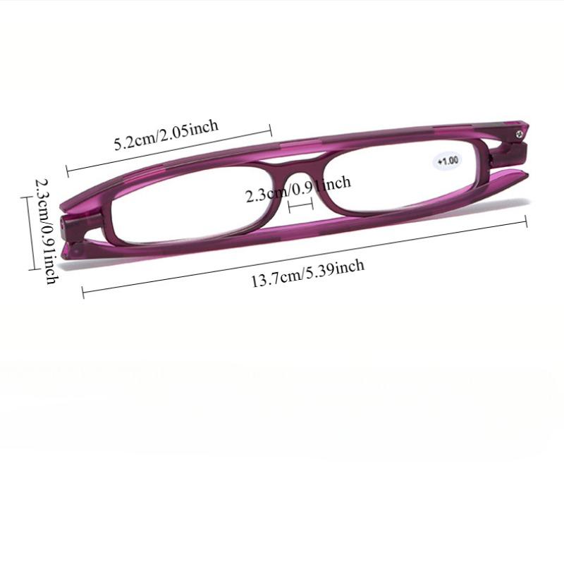 Unisex Reading Glasses Men Women Clear Lens Elastic Computer Eyeglasses For Sight 360 Degree Rotating
