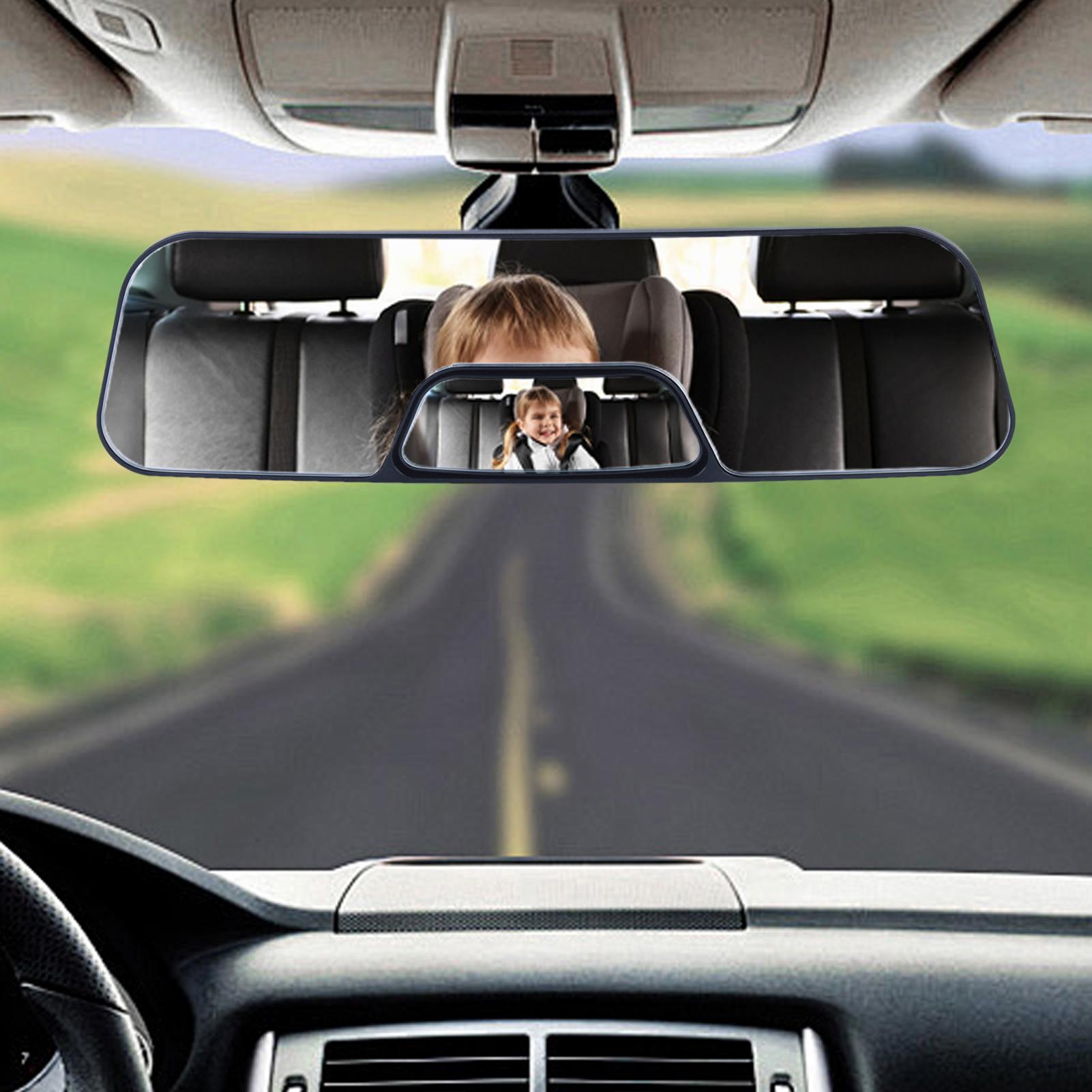 Interior Rear View Mirror Baby Observation Interior Rear View Mirror Versatile Secure Traffic Tracking Rearview Accessory For чёрный