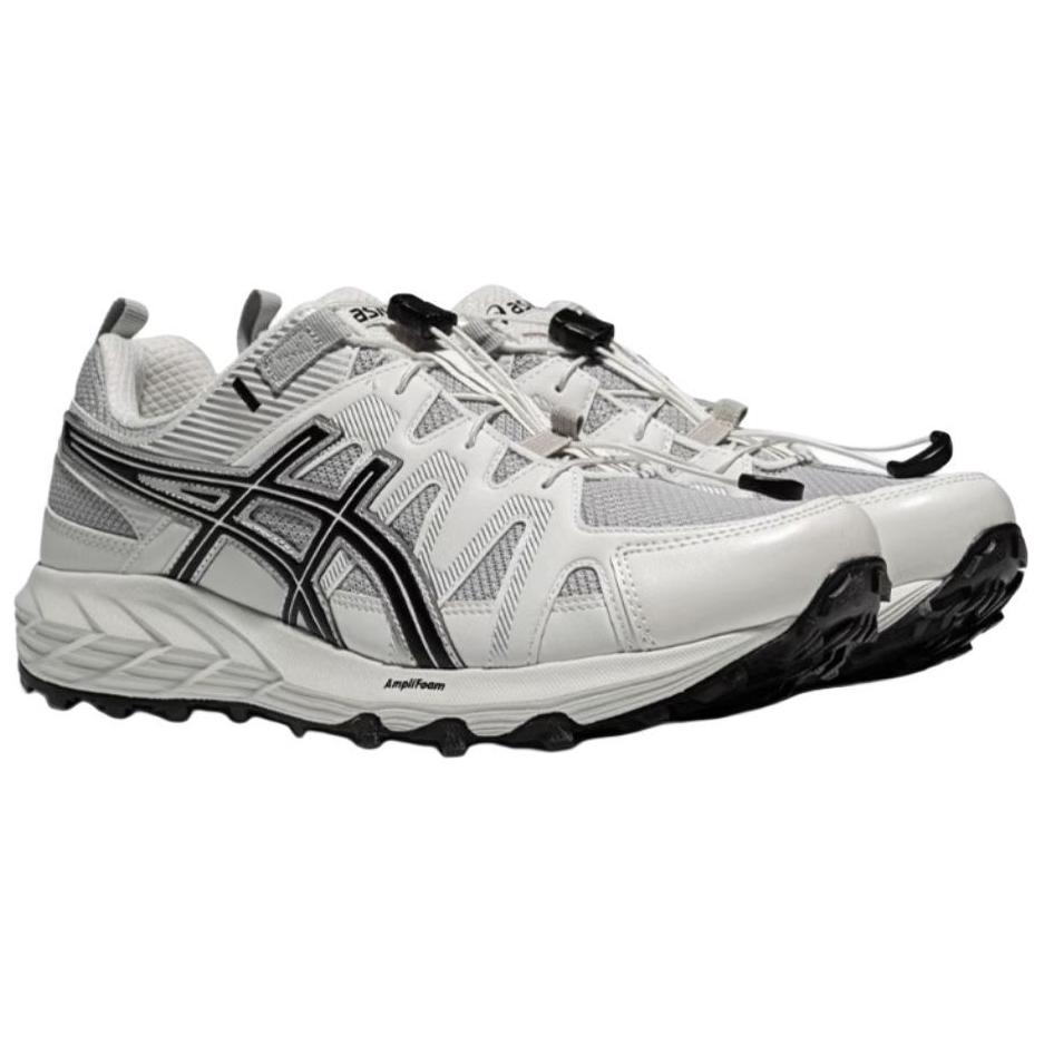 Asics Gel-Sonoma Fe Bequemes Vielseitiges Textil Synthetisches Leder Langlebig Atmungsaktiv Low-Top Laufschuhe Herren Sneaker Grau Weiß 1011B999-022