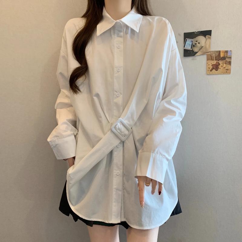 Spring 2026 Plus Size Women s Long Sleeve Shirt - Unique Design XL