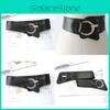 Womens Wide Elastic Waist Belt For Dresses And Coats With Cshaped Buckle And Stitching Design