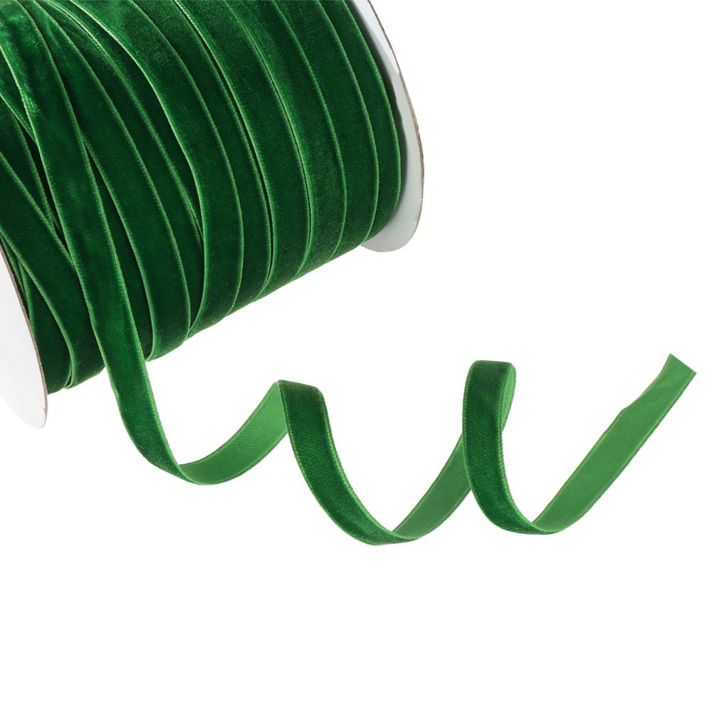 50yards 10mm Decoration Gifts Bouquet Decor Packaging Strap Wrapping Band Velvet Ribbon Flocking Silk