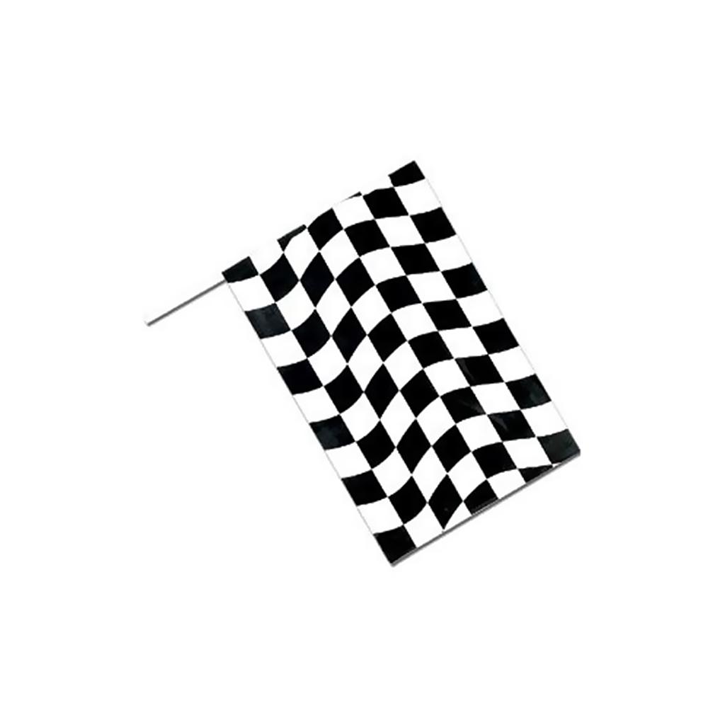 Checkered Flag Racing Flag Small Mini Stick Kind Girl