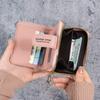 New Ladies Purse Short Zipper Large Capacity Coin Purse Joker Love Color Clutch Card Package