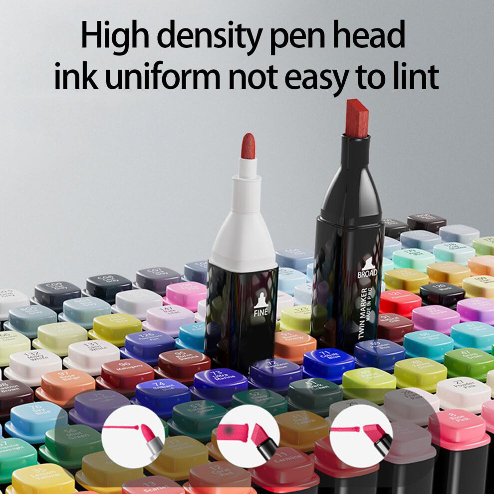 24pcs to 120Pcs Ergonomic Art Markers Set Double Tip-40 colors
