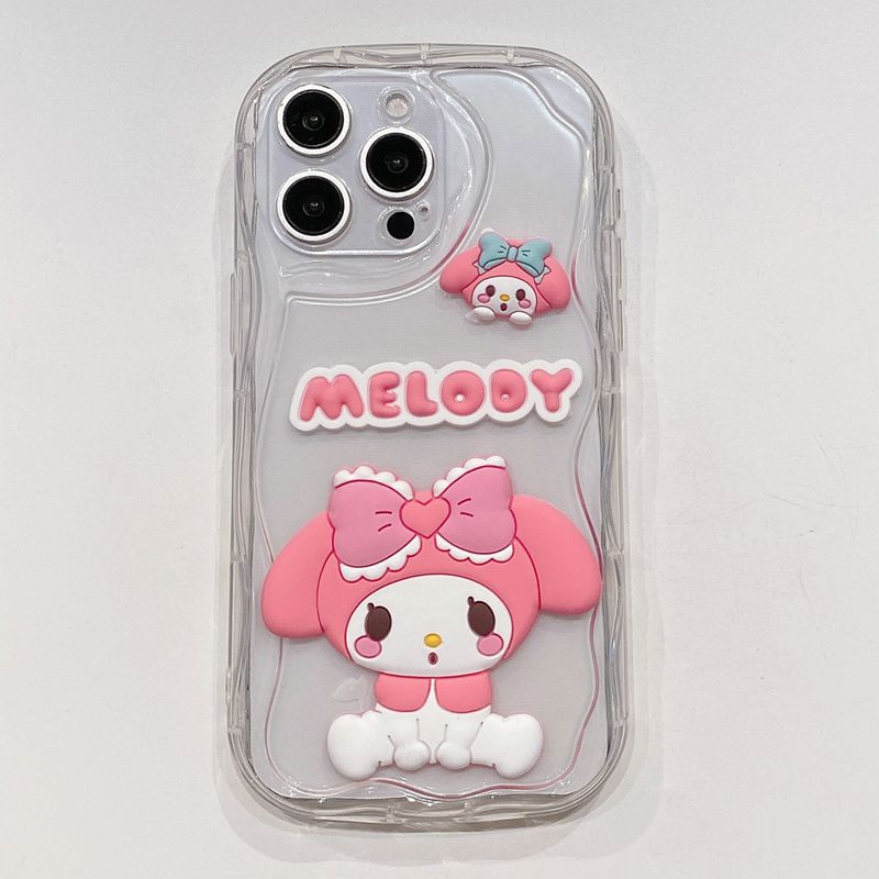 This model is suitable for OPPO Reno15 mobile phone case three-dimensional Melody A6C cartoon A6Pro doll cream case.