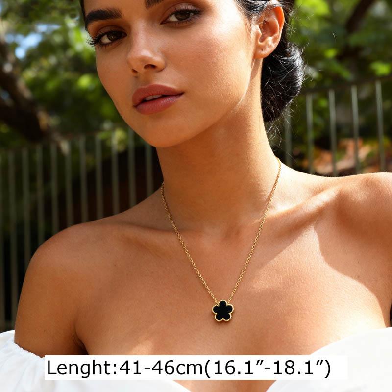 Sliding Water Droplet Pendant Necklace for Women, Waterproof Tear Pendant Necklaces, Gold Plated Stainless Steel Jewelry