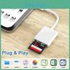 Lector de Tarjetas SD Lightning con Adaptador OTG para iPhone de Apple y Almacenamiento de Cámara