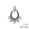 2025 Trend Accesories Water Drop Earring Connector Accessories Parts Ornaments For Home Accessories Parts