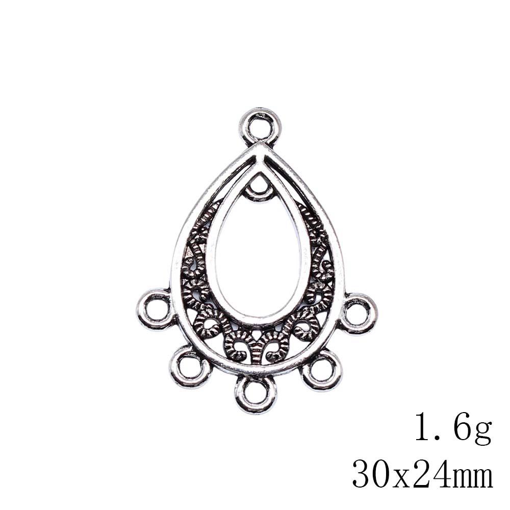 2025 Trend Accesories Water Drop Earring Connector Accessories Parts Ornaments For Home Accessories Parts