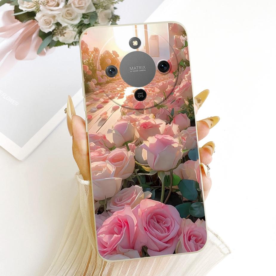 For Honor X9d Case Magic8 Lite Cute Fashion Cartoon Cover Soft TPU Phone Case For Honor Magic 8 Lite X 70 HonorX9d HonorX70 Bags