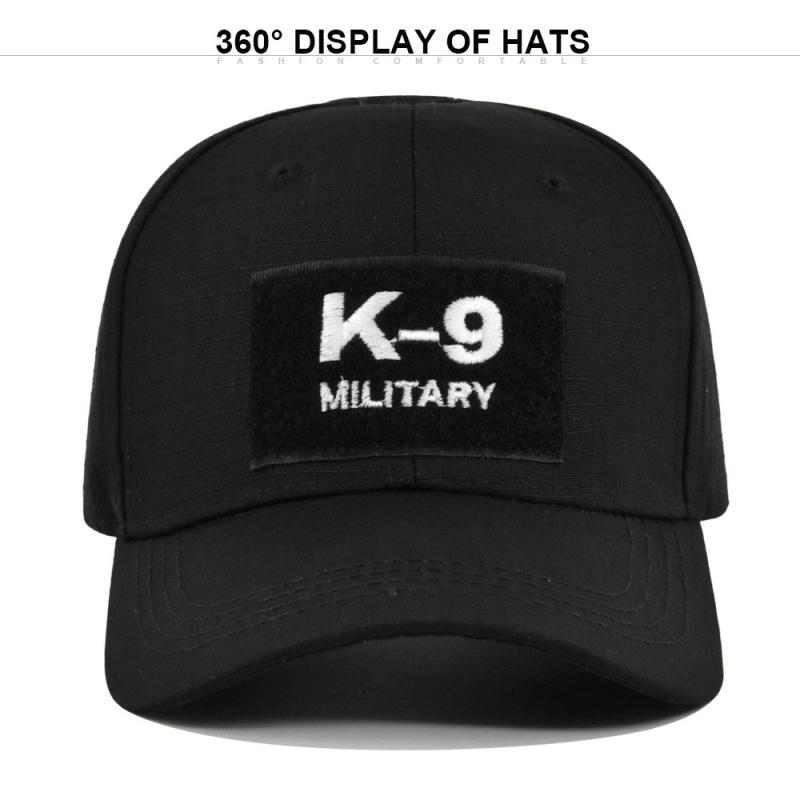 Cappellino da Uomo Cucitura Baseball Ricamato Camouflage Tattico Cappellino Operatore Acu Cp Servizio Cani K9 Polizia Cinofila Speciale Cappelli K-9 Con Toppa