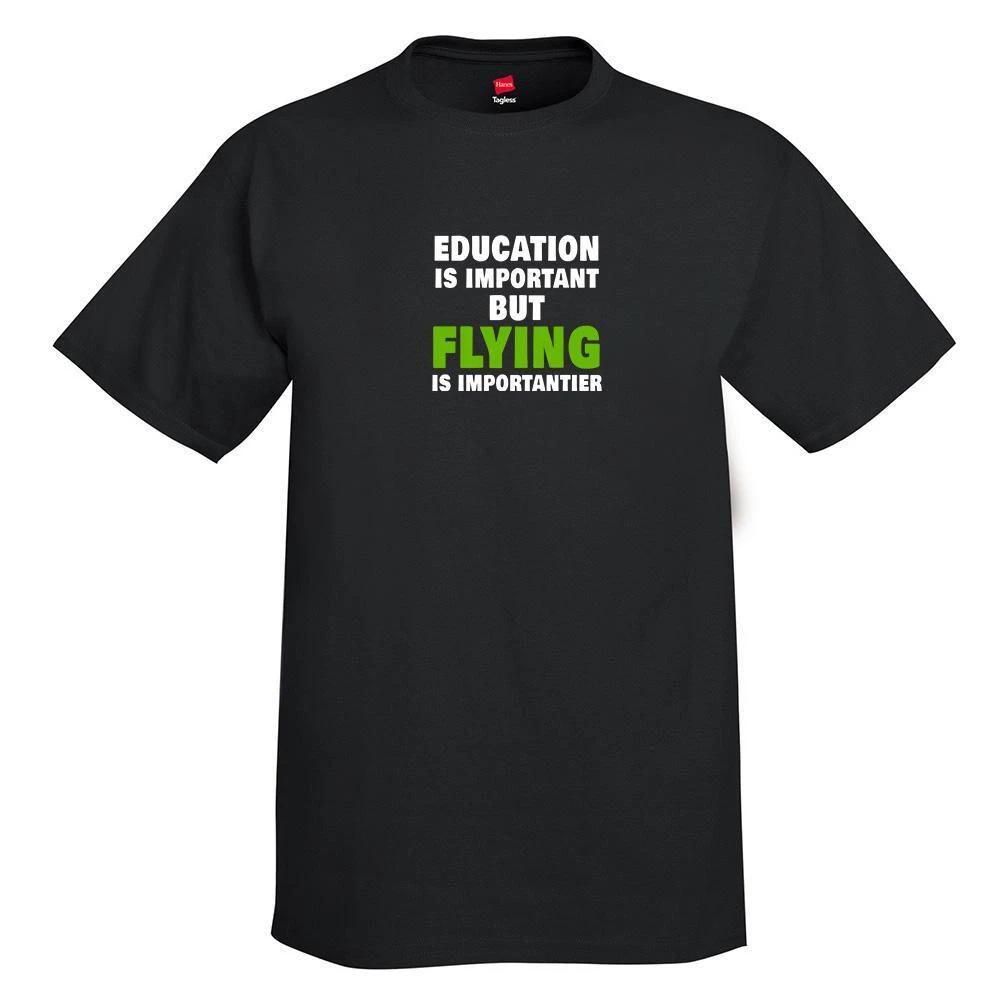 Education-Flying Aviation Airplane T-Shirt 2XL