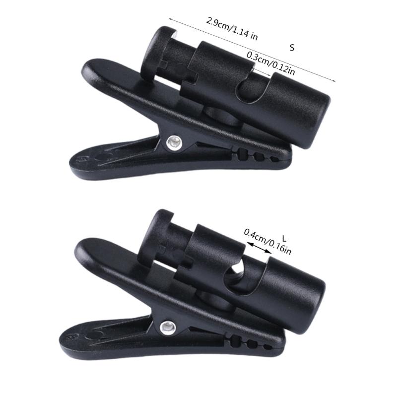 360 graders roterande hörlurskabelklämma Huvudkabelklämma Spelheadsetkabel Fästverktyg för kabelhantering