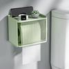 Toilet Tissue Box Wall Mounted Waterproof Nordic Perforated Paper Drawer Roll Holder Toilet Paper Holder  Paper Towel Holder