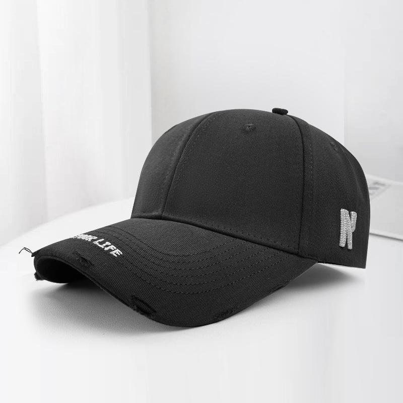 Spring sunshade sunscreen simple embroidery letter versatile baseball cap women