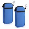 Soft Zipper Phone Bag Portable Storage Bag Multifuctional Eyeglass Pouch  Travel Use