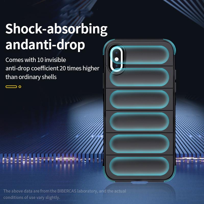 Für iPhone XS Max Hülle Hautfreundlich Stoßfest Silikon TPU Handy Rückseite für iPhone X XR XS Max Hülle Fundas iPhone XS Max