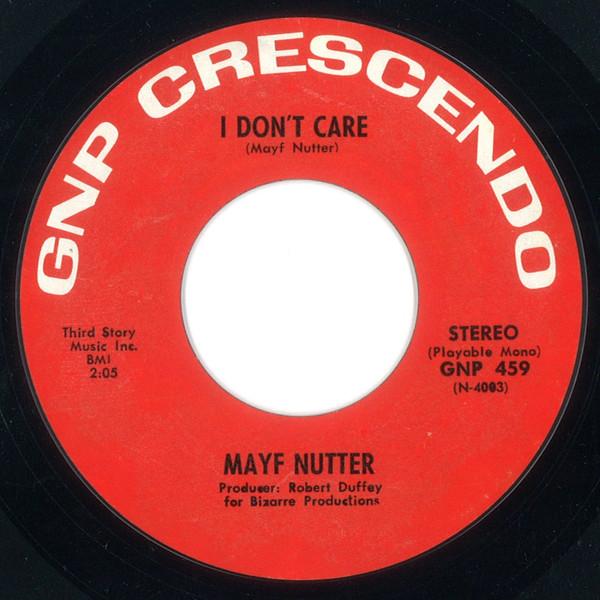 

7inch Record MAYF NUTTER - I Don t Care GNP459 GNP Crescendo US Country Used