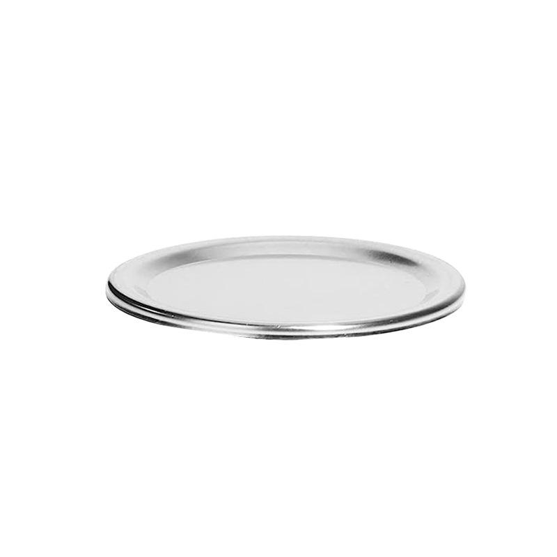 Weithals Mason Jar Weißblechdeckel - Runde Metalldichtungsdeckel mit Eisenringen