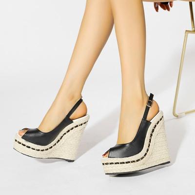 Super High Women Summer Wedge Sandals Female Platform Fashion High Heel Sandals Open Toe Ladies Shoes
