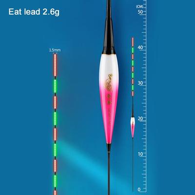 Nano Electronic Fishing Float Slip Drift Tube Indicator Light Float 2 Light Buoy Strike Rock Fishing Floats Night Fishing