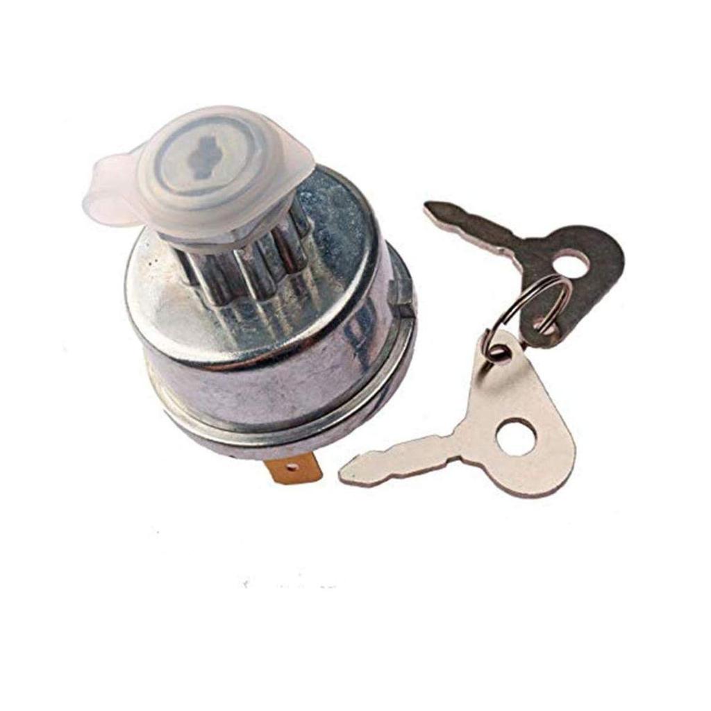 Ignition Cum Heater Starter Switch Lucas Type with Two Keys for Massey Ferguson 12V