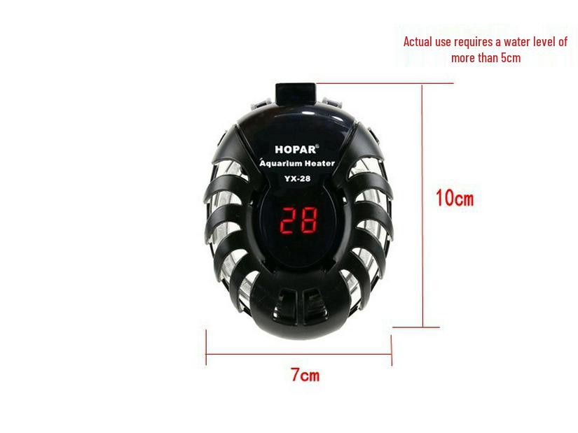 Aquarium Heating Rod with External Controller - Explosion-Proof, Variable Frequency, Constant Temperature for Fish and Turtle Tanks.