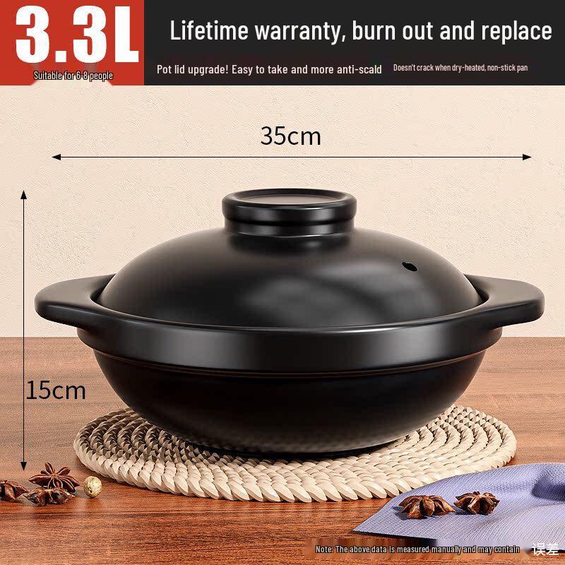 

High-Temperature Ceramic Stew Pot