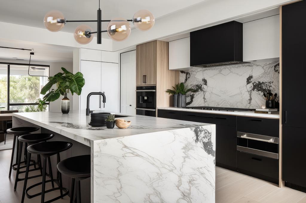 Vicenza Black-Chrome Hanging Lamp 4-Flat Honey Lampshade E14