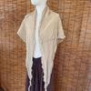 Japanese Style Large Cotton Linen Triangular Scarf Vintage Stole Versatile Artistic Headscarf Hijabs