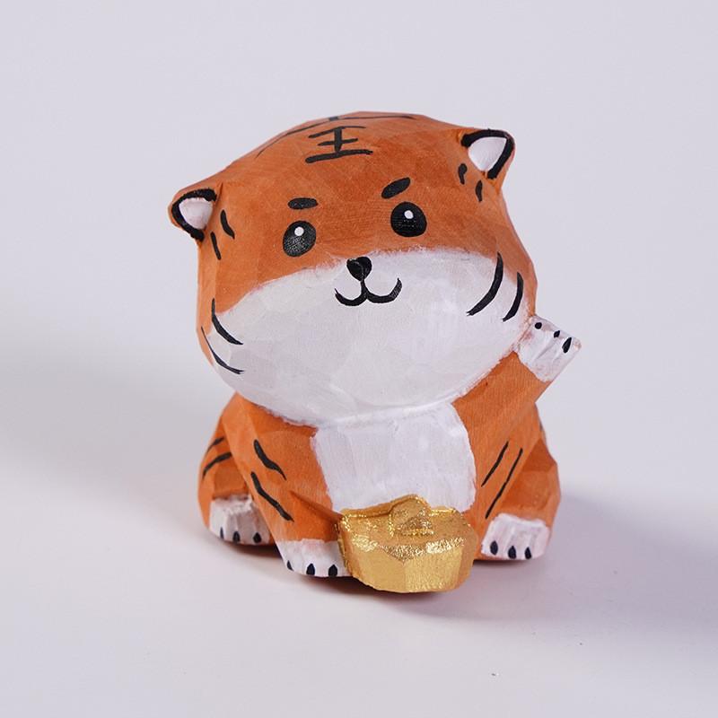 Holztier-Dekoration Geschenk für Kinder Mit Modernem Minimalistischem Design