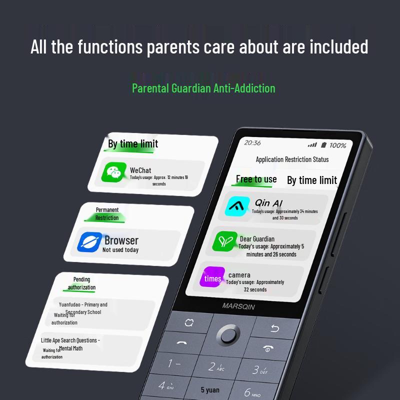 QIN F25 4G Anti-Addiction Student Smartphone (CN Version)