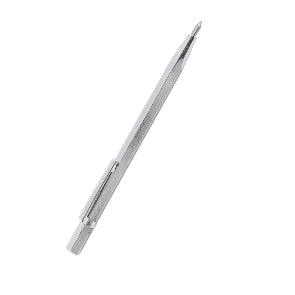 Tragbares Anreißwerkzeug Gravurstift Werkzeug Glas Keramik Gravierer Anreißwerkzeug (Silber)