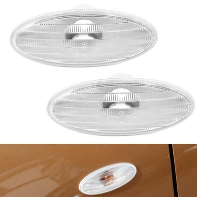 2PCS Car Turn Signal Light Fender Side Marker Lamp Housing 26160-89900 For NISSAN MARCH III K12 For NISSAN NOTE E11 For DUALIS