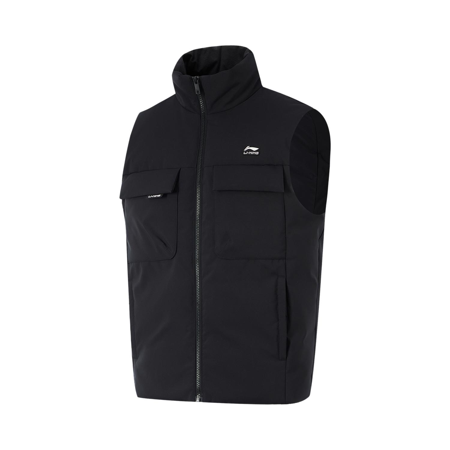 Li-Ning Retro 80% Duck Down Vest Black Men AMRU033-1 M