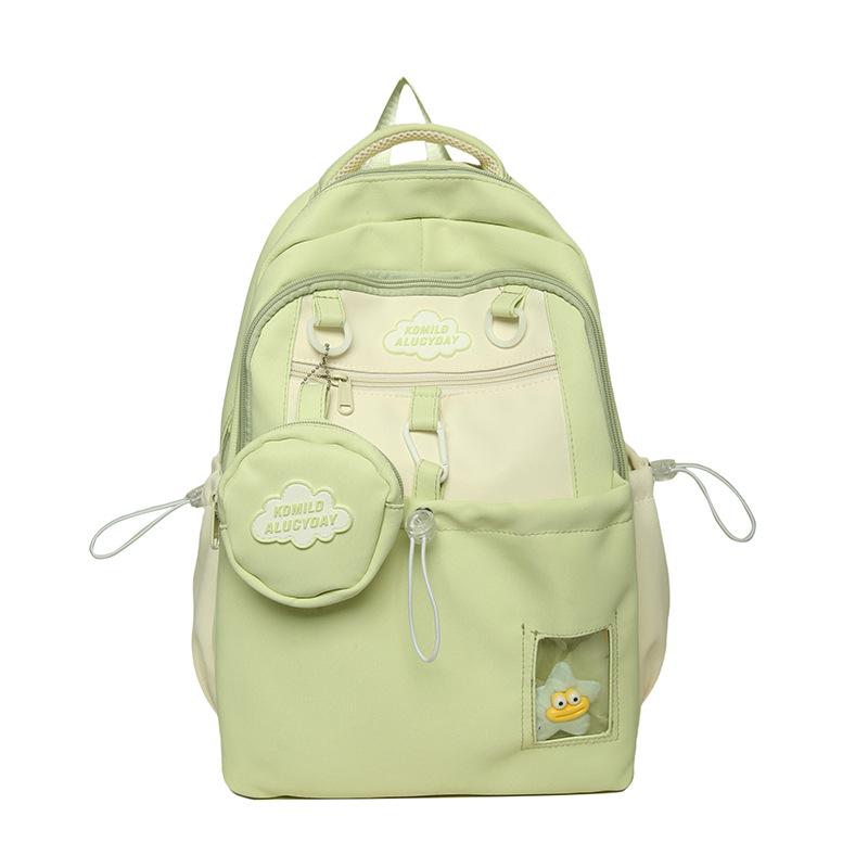 Schoolbag small fresh girl backpack student schoolbag female star junior high school girl high school student burden reduction high value bag