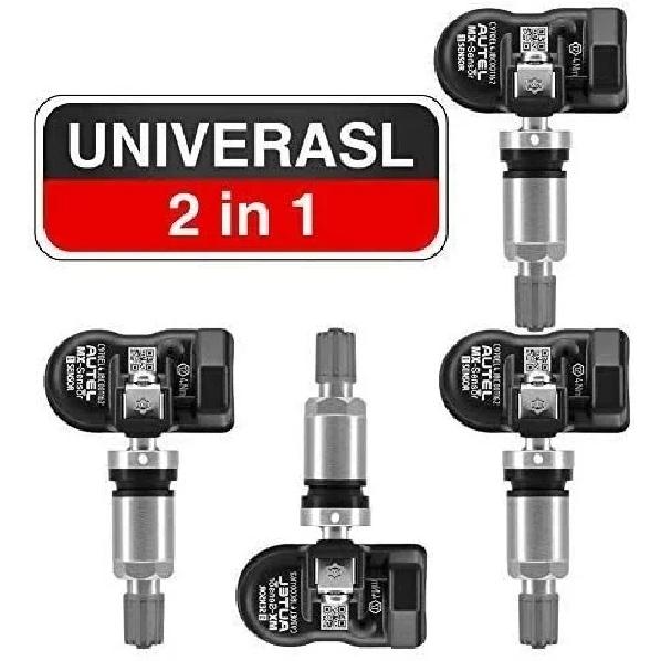 8pcs Autel Sensor 2in1 315MHz 433MHz MX-Sensor Tire Pressure Monitor System Sensor Programmable & Cloneable Screw-in TPMS Sensor