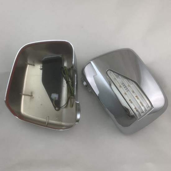 Chrome LED Rearview Mirror Side Lid Cover Trim For 1999-2003 Lexus RX300