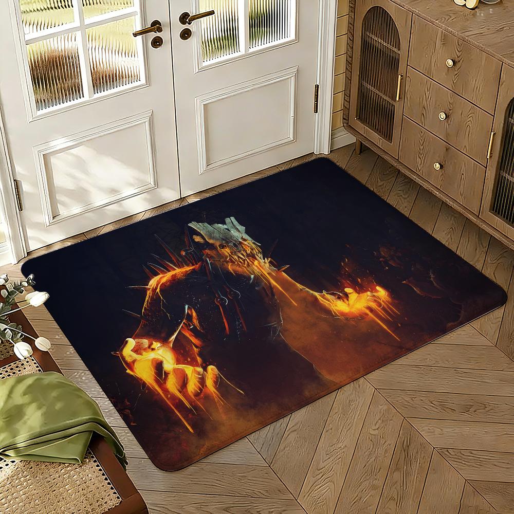 Game D-Dead By Daylight Floor Mat Soft Thickened Absorbent Non-Slip Bedroom Living Room Door Mat Home Decor Flannel Rugs