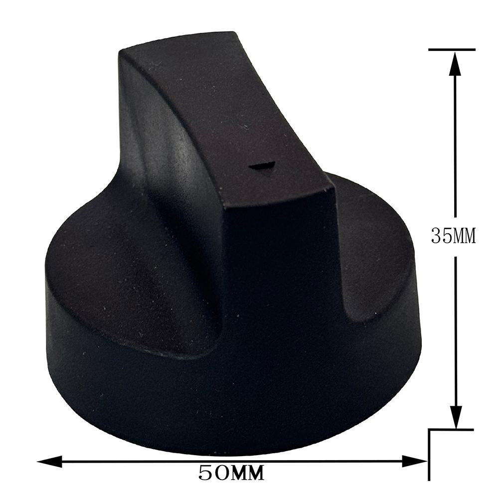 Gas Stove Knobs 50 mm Set of 5 Suitable for Cooking Control Accessories Compatible with For BBQ and Flat Ovens